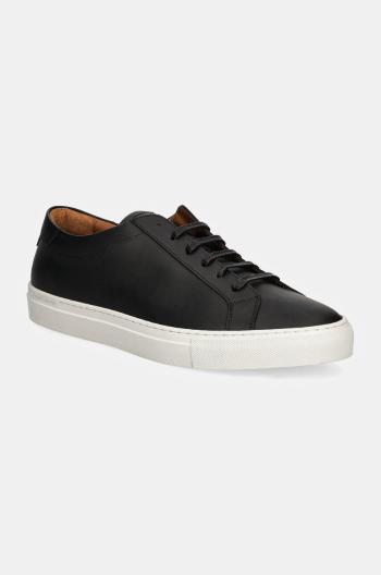 Kožené sneakers boty Polo Ralph Lauren Jermain Lux černá barva, 809913531002