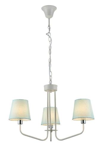 Candellux Modrý závěsný lustr York Ledea pro žárovku 3x E14 50203096