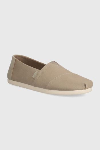 Espadrilky Toms Alpargata béžová barva, 10020878