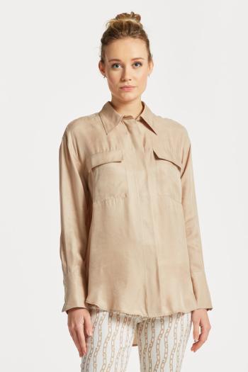 KOŠILE GANT RELAXED FLAP POCKET SHIRT DRY SAND2