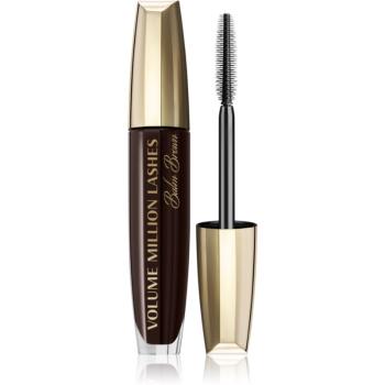 L’Oréal Paris Volume Million Lashes Balm Brown objemová a pečující řasenka odstín Brown 8,6 ml