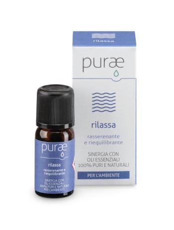 Purae Rilassa Směs esenciálních olejů pro relaxaci a odpočinek 10 ml