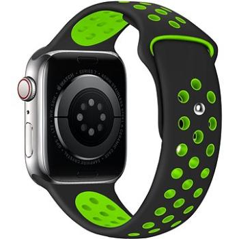 Eternico Sporty pro Apple Watch 42mm / 44mm / 45mm / Ultra 49mm Vibrant Green and Black (AET-AWSP-GrBl-42)