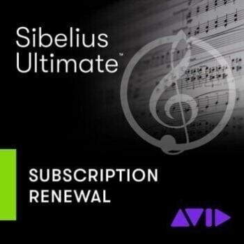 AVID Sibelius Ultimate 1Y Subscription (Renewal) (Digitální produkt)