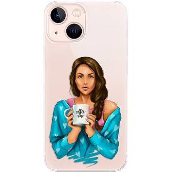 iSaprio Coffe Now - Brunette pro iPhone 13 mini (cofnobru-TPU3-i13m)