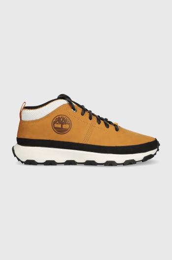 Boty Timberland Winsor Trail Mid Leather béžová barva, TB0A5TWV2311