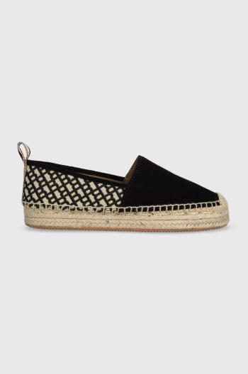 Espadrilky BOSS Madeira černá barva, 50516701