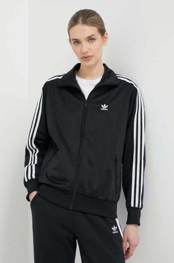 Mikina adidas Originals dámská, černá barva, s aplikací, IT7405