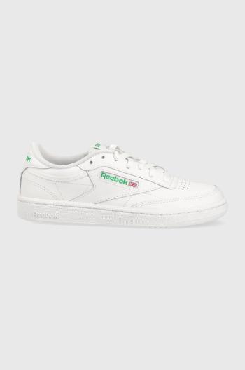 Kožené sneakers boty Reebok Classic CLUB C bílá barva, IF5092-FTW/FTW/G