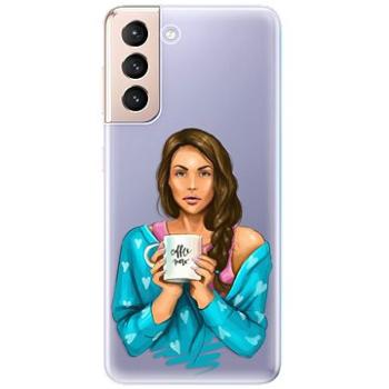 iSaprio Coffe Now - Brunette pro Samsung Galaxy S21 (cofnobru-TPU3-S21)