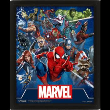 3D obraz Marvel