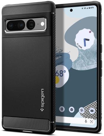 Telefon tok Spigen Rugged Armor Black Google Pixel 7 Pro