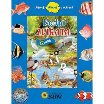 Vodní zvířata 8x puzzle: Objevuj, skládej a obkresli (978-80-7371-486-4)