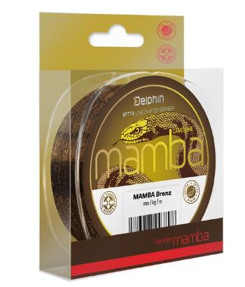 Delphin vlasec mamba feeder bronz - průměr 0,18 mm / nosnost 2,9 kg / návin 200 m