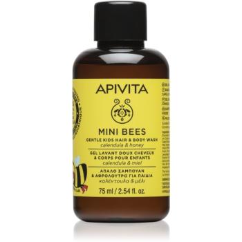 Apivita Mini Bees Gentle Kids Hair&Body wash Calendula&Honey dětský šampon na vlasy i tělo 75 ml