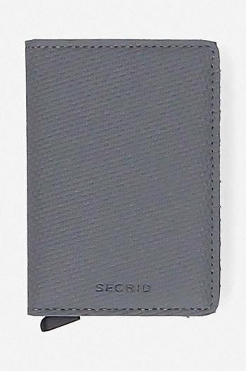 Peněženka Secrid šedá barva, peněženka Secrid Slimwallet Carbon SCA-COOL GREY