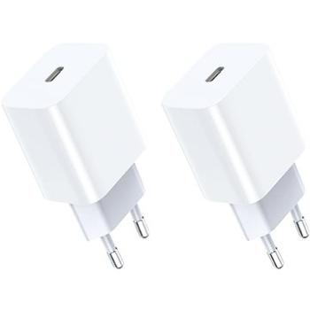 Choetech USB-C Charger for iPhone 20W (2pcs combo pack) (01.02.04.MIX00114)