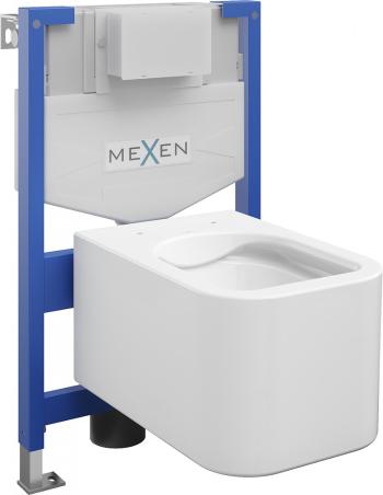 MEXEN/S WC předstěnová instalační sada Fenix XS-F s mísou WC Elis,  bílá 6803391XX00