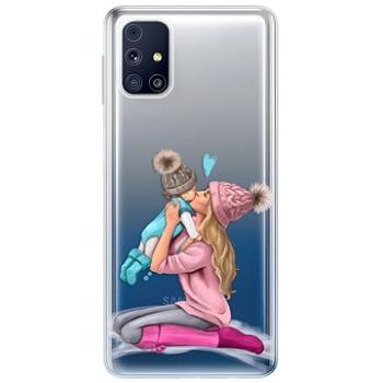 iSaprio Kissing Mom - Blond and Boy pro Samsung Galaxy M31s (kmbloboy-TPU3-M31s)