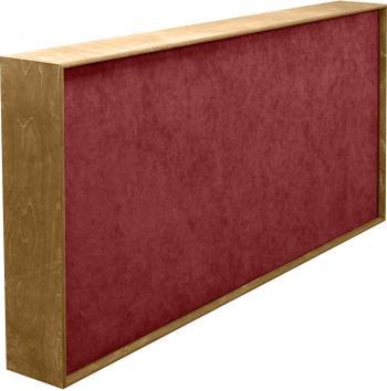 Mega Acoustic FiberExcellent120 Natural/Dark Red Absorpční dřevěný panel