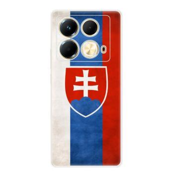 Odolné silikonové pouzdro iSaprio - Slovakia Flag - Infinix Note 40