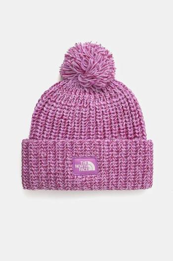 Čepice The North Face Cozy Chunky Cabin Beanie růžová barva, z husté pleteniny, NF0A887W83O1