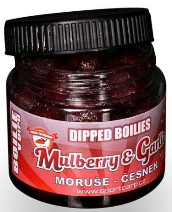 Sportcarp boilies v dipu dipped boilies 200 ml 18 mm-mulberry garlic