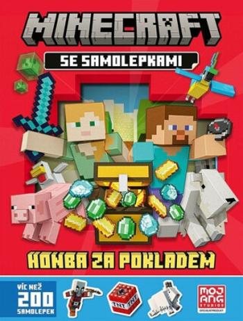 Minecraft - Honba za pokladem se samolepkami - kolektiv autorů