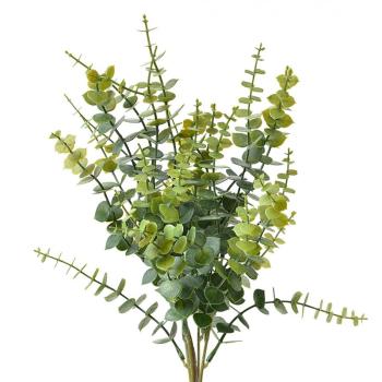 Zelená dekorační umělá rostlina Eucalyptus - 12*12*46 cm 6PL0296