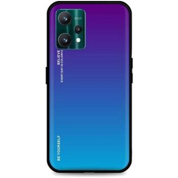 TopQ Kryt LUXURY Realme 9 Pro pevný duhový purpurový 73238 (Sun-73238)