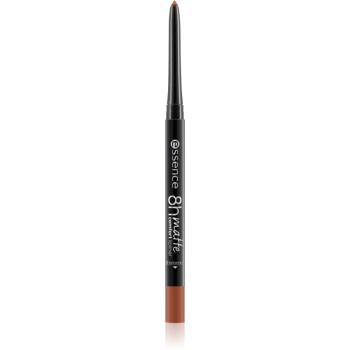 essence 8h Matte Comfort matná tužka na rty s ořezávátkem odstín 17 Must Have Brown 0,3 g