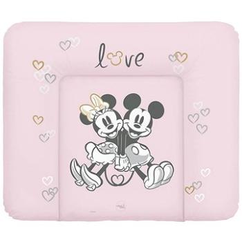 CEBA BABY přebalovací podložka měkká na komodu 85 × 72 cm, Disney Minnie & Mickey Pink (5907672336718)