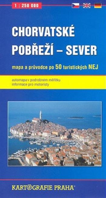 Chorvatské pobřeží - sever, 1:250 000 (automapa)