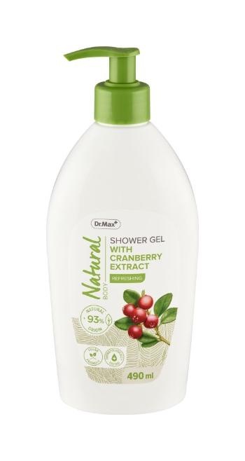 Dr. Max Natural Sprchový gel s výtažky z brusinek 490 ml