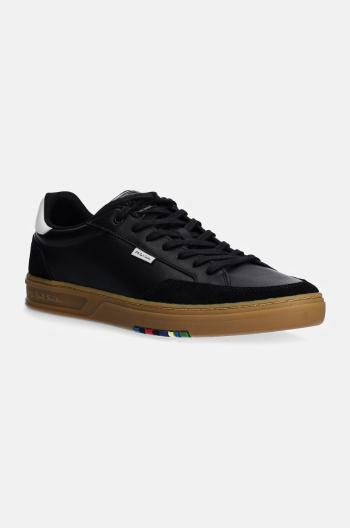 Kožené sneakers boty PS Paul Smith Hillstar černá barva, M2S.HLS03.NCAS