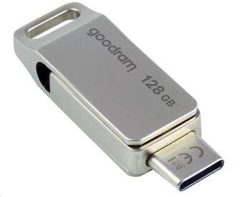 GOODRAM Flash Disk 128GB ODA3, USB 3.2, stříbrná