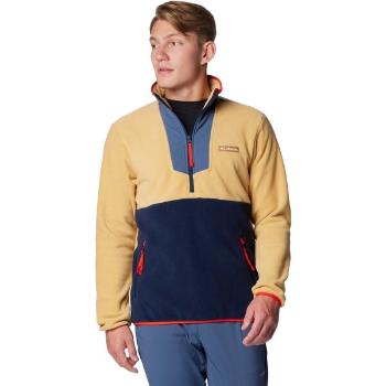 Columbia SEQUOIA GROVE HALF ZIP FLEECE Pánská fleecová bunda, žlutá, velikost