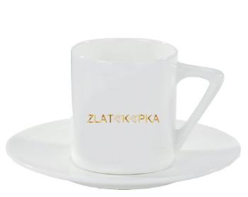 Espresso hrnek s podšálkem 100ml Zlatokopka