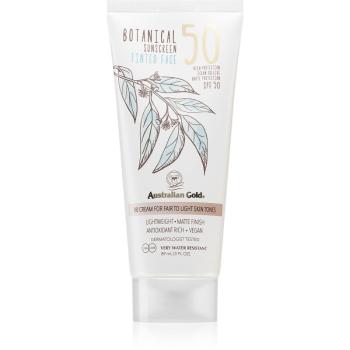 Australian Gold Botanical Tinted Face tónovací ochranný krém SPF 50 Fair To Light 88 ml