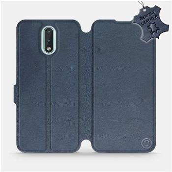 Flip pouzdro na mobil Nokia 2.3 - Modré - kožené -   Blue Leather (5903516157044)