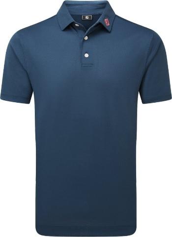 Footjoy Stretch Pique Solid Mens Dark Denim 2XL Polo košile