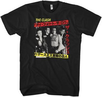 The Clash Tričko Kanji Unisex Black L