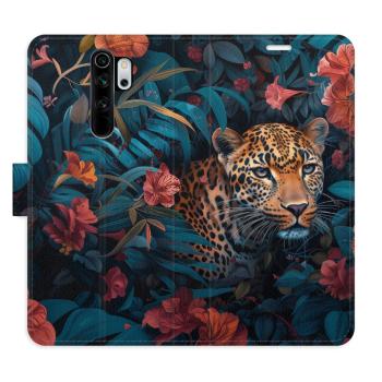 Flipové pouzdro iSaprio - Flower Jaguar 02 - Xiaomi Redmi Note 8 Pro