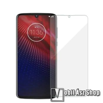 Előlap védő karcálló edzett üveg - 0,3 mm vékony, 9H, Arc Edge, A képernyő sík részét védi - MOTOROLA Moto Z4