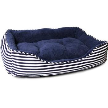 Petproducts Pelech pruhovaný modro bílý 75 × 54 cm (8594202650771)