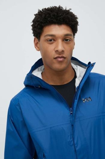 Nepromokavá bunda Helly Hansen loke pánská, tmavomodrá barva, 62252-402