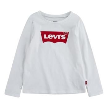 Dětská košile Levi's® s dlouhým rukávem bílá