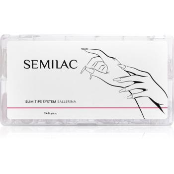Semilac Accessories Slim Tips nálepky na nehty s prodlouženým účinkem 240 ks