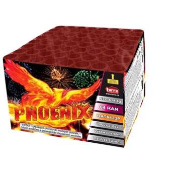 Ohňostroj - Baterie výmetnic phoenix 64 ran   (8595596320813)