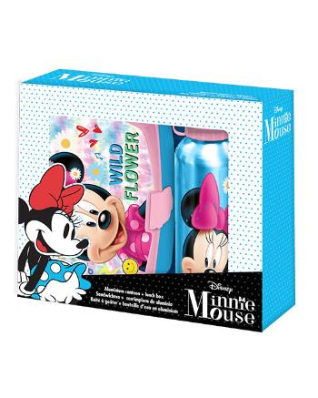 Kids Licensing Set box na svačinu + láhev - Minnie Mouse